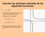 Gráfico de una función con una asíntota vertical en x=3, mostrando cómo calcular asíntotas verticales.