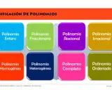 Clasificación de polinomios: entero, fraccionario, racional, irracional, homogéneo, heterogéneo, completo y ordenado.